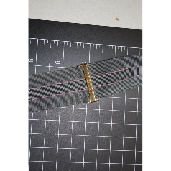 Trafalgar Adjustable Suspenders  OSFM Gray with Pink Stripes   Elastic / leather - Picture 8 of 12